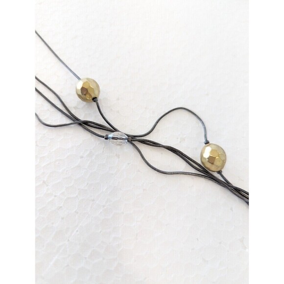 Chicos Necklace Womens 34" Adjustable Beaded Layered Boho Mature Casual - Picture 5 of 7